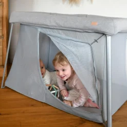 Enfant Béaba Lit parapluie 3 en 1 Eazy sleep Gris chiné et Galet