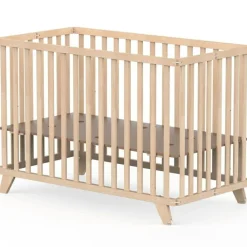 Geuther Lit pliant en bois Mayla Naturel (60 x 120 cm)