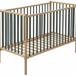 Combelle Lit Rémi sans roulette Hybride kaki (60 x 120 cm)