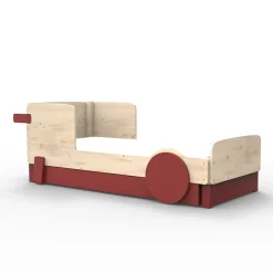 Mathy by bols Lit simple avec tiroir Discovery finition laquée (coloris au choix)