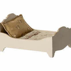 Maileg Lit Souris Blanc cassé