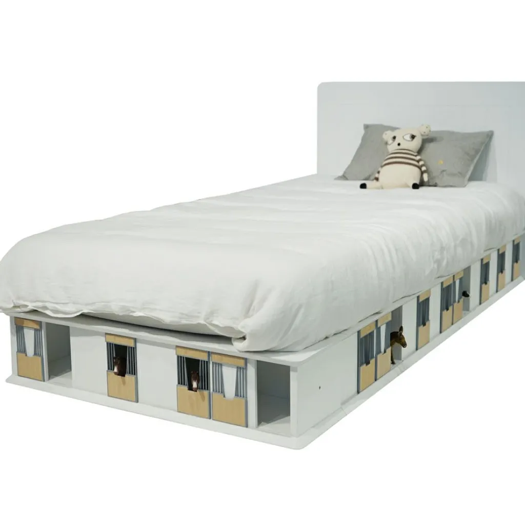 Clearance Lit stable 2 côtés finition laquée (coloris au choix) Lit Junior