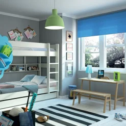 Online Lit superposé Dominique double 166 cm coloris au choix (90 x 200 cm) Lit Junior