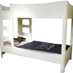 Mathy by bols Lit superposé double Fusion blanc (90 x 200 cm)