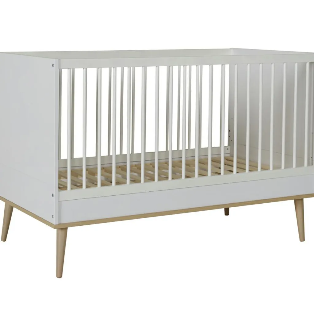 New Lit évolutif Flow White-Oak (140 x 70 cm) Lit Évolutif