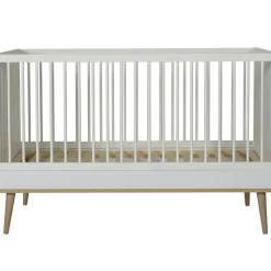 New Lit évolutif Flow White-Oak (140 x 70 cm) Lit Évolutif