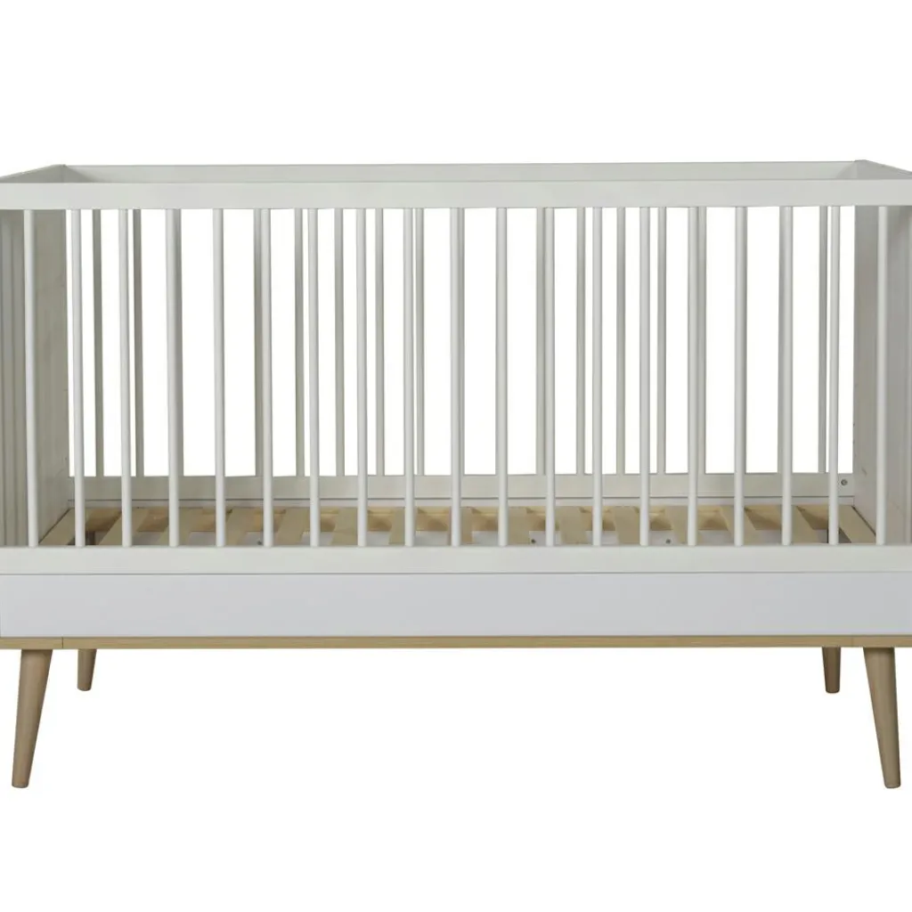 New Lit évolutif Flow White-Oak (140 x 70 cm) Lit Évolutif