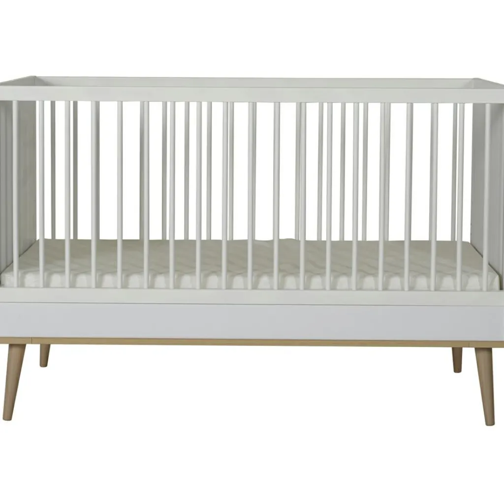 New Lit évolutif Flow White-Oak (140 x 70 cm) Lit Évolutif