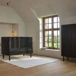 Discount Lit évolutif Hai No Ki Black Ash (120 x 60 cm) Lit Évolutif