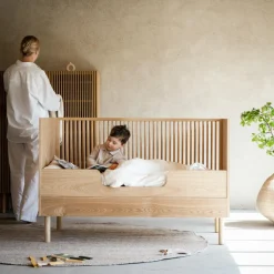 Hot Lit évolutif Hai No Ki Naturel (140 x 70 cm) Lit Évolutif