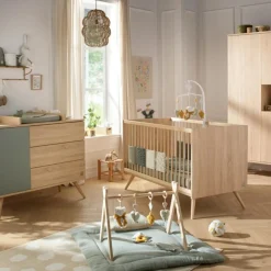 Sauthon mobilier Lit évolutif Little big bed Seventies (70 x 140 cm)