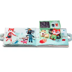 Outlet Livre bébé d'activités Bonjour Petit Renard Livre Bébé En Tissu