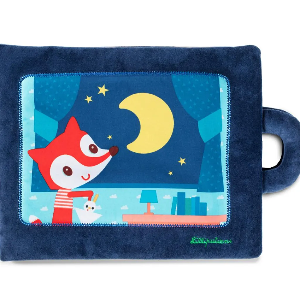 Lilliputiens Livre bébé d'activités Bonsoir Petit Renard