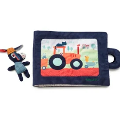 Lilliputiens Livre bébé d'activités Ignace à la ferme (28 cm)