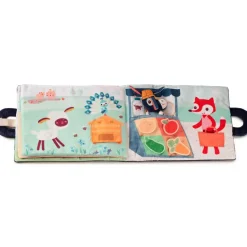 Lilliputiens Livre bébé d'activités Ignace à la ferme (28 cm)