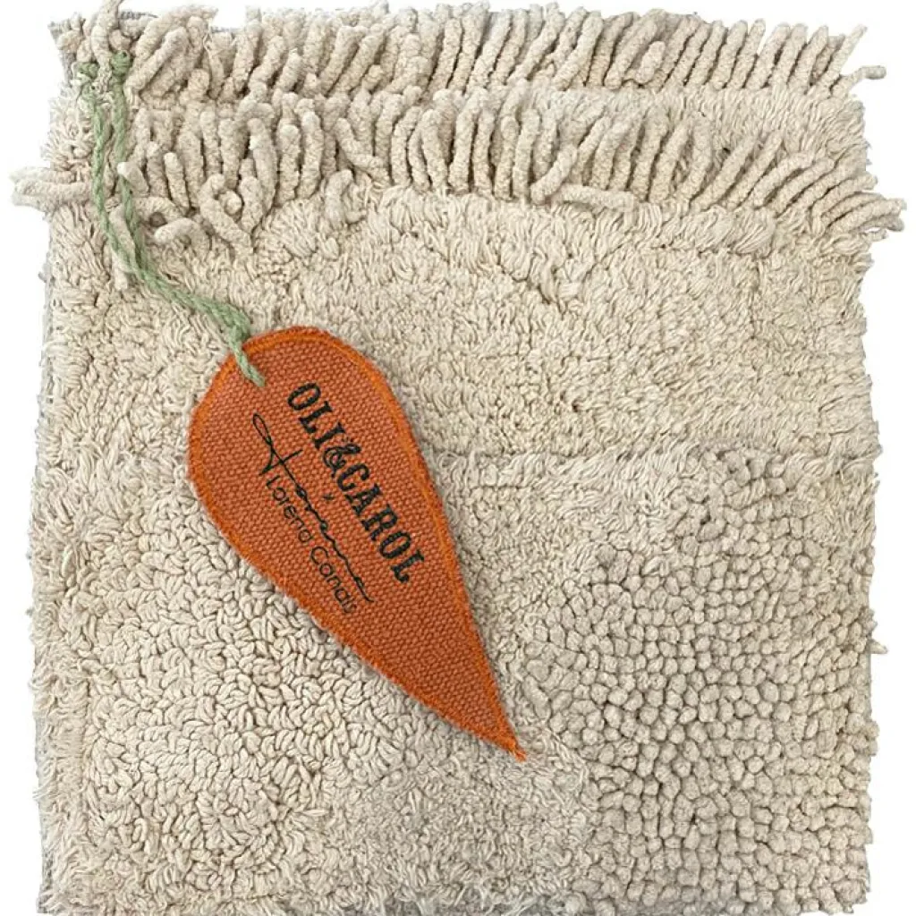 Lorena Canals Livre bébé en coton Cool kids eat healthy x Oli & Carol (30 x 27 cm)