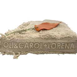 Lorena Canals Livre bébé en coton Cool kids eat healthy x Oli & Carol (30 x 27 cm)