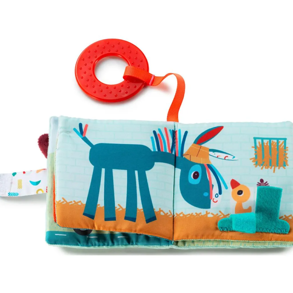 Discount Livre bébé en tissu imagier La Ferme Livre Bébé En Tissu