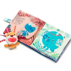 Outlet Livre bébé en tissu Jack le lion Livre Bébé En Tissu