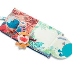 Outlet Livre bébé en tissu Jack le lion Livre Bébé En Tissu