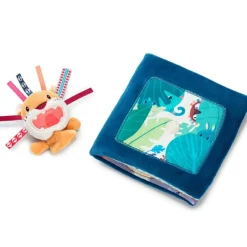 Outlet Livre bébé en tissu Jack le lion Livre Bébé En Tissu