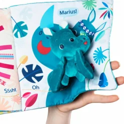 New Livre bébé en tissu Papa t'es où Livre Bébé En Tissu