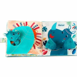 New Livre bébé en tissu Papa t'es où Livre Bébé En Tissu