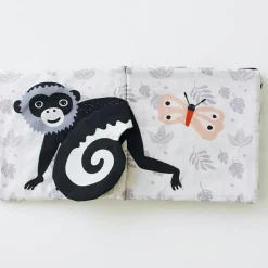 New Livre bébé en tissu Peekaboo Jungle Livre Bébé En Tissu