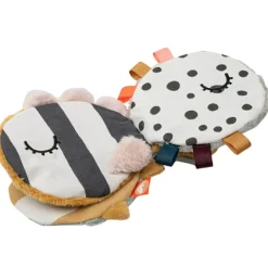 Done by Deer Livre bébé en tissu poisson vert d'eau Sea friends