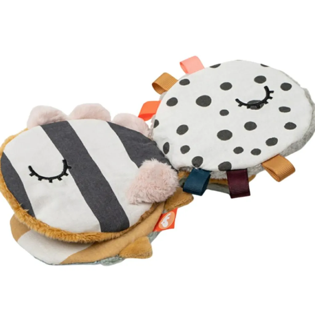 Done by Deer Livre bébé en tissu poisson vert d'eau Sea friends