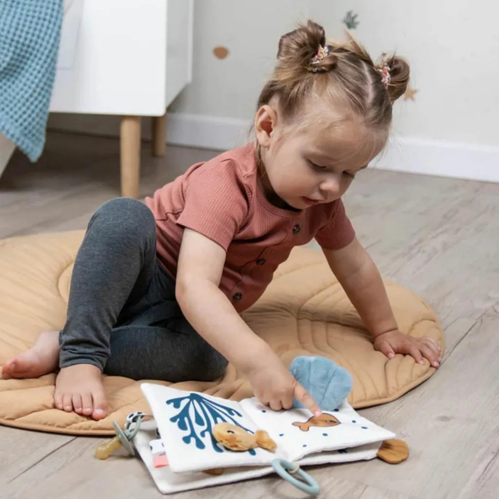 Sale Livre bébé en tissu poissons Sea friends Livre Bébé En Tissu