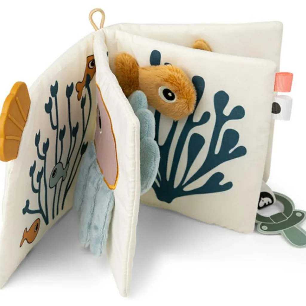 Sale Livre bébé en tissu poissons Sea friends Livre Bébé En Tissu