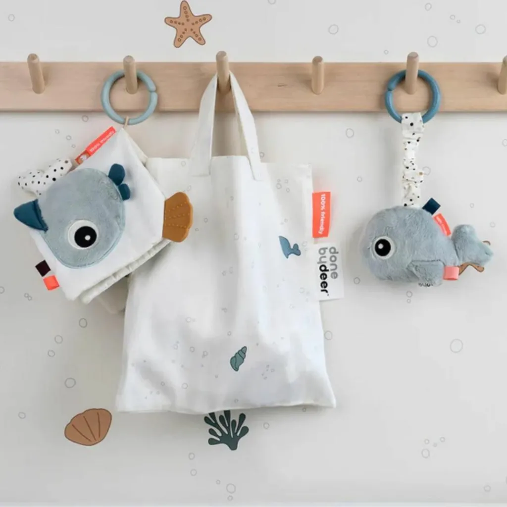 Sale Livre bébé en tissu poissons Sea friends Livre Bébé En Tissu