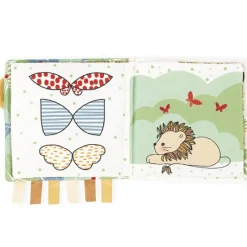 New Livre bébé Le lionceau curieux Livre Bébé En Tissu