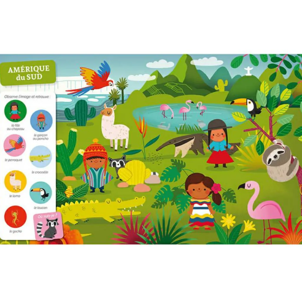 Best Livre Cherche et trouve des tout-petits - Autour du monde Livre D'Activités