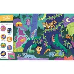 Auzou Editions Livre Cherche et trouve des tout-petits - La jungle et la savane