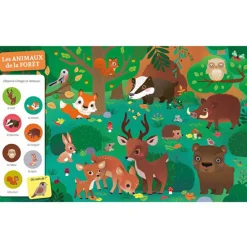 Auzou Editions Livre Cherche et trouve des tout-petits - Chez les animaux