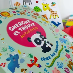 Auzou Editions Livre Cherche et trouve des tout-petits - Chez les animaux