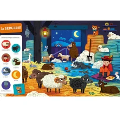 Auzou Editions Livre Cherche et trouve des tout-petits - A la ferme