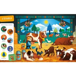 Auzou Editions Livre Cherche et trouve des tout-petits - A la ferme