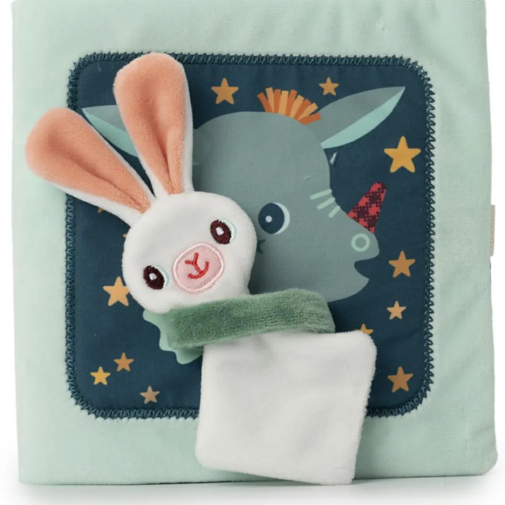 Lilliputiens Livre d'activités en tissu Joe et son doudou