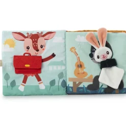 Lilliputiens Livre d'activités en tissu Joe et son doudou
