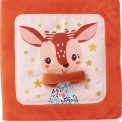 Lilliputiens Livre d'activités en tissu Stella et son doudou