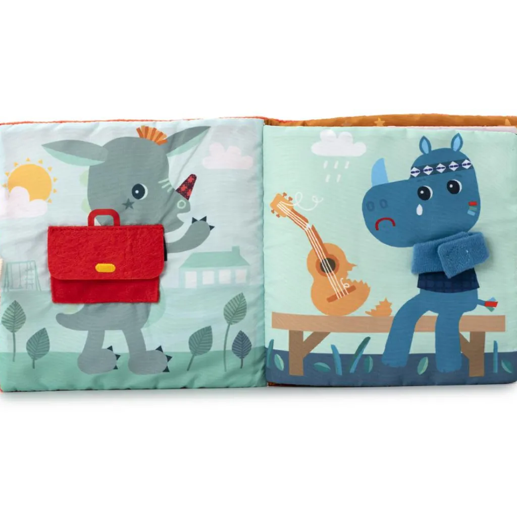 Lilliputiens Livre d'activités en tissu Stella et son doudou