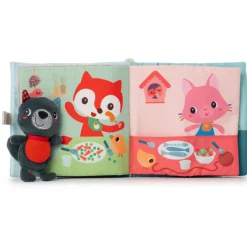 Lilliputiens Livre d'activités en tissu Bon appétit