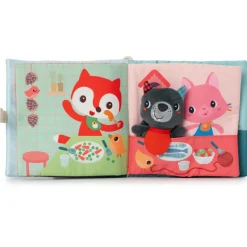 Lilliputiens Livre d'activités en tissu Bon appétit