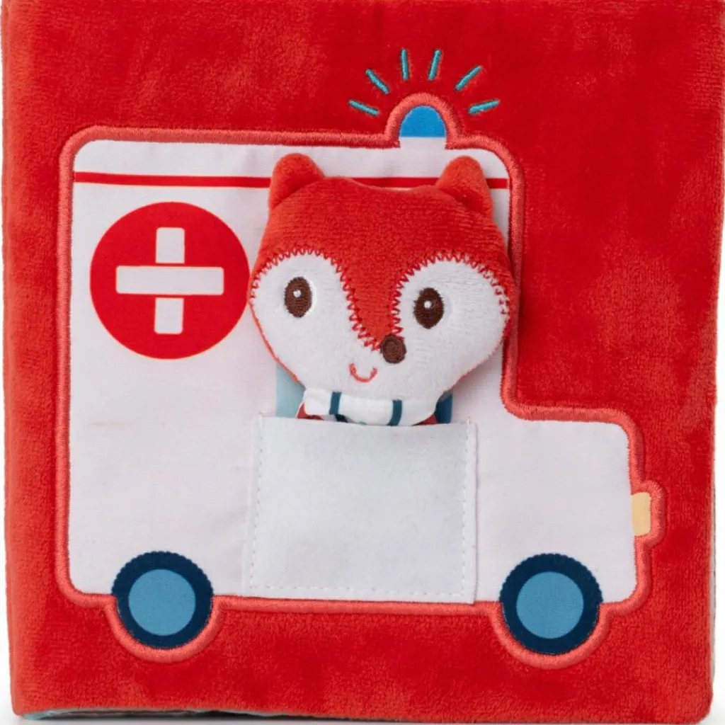 Lilliputiens Livre d'activités en tissu Alice docteur