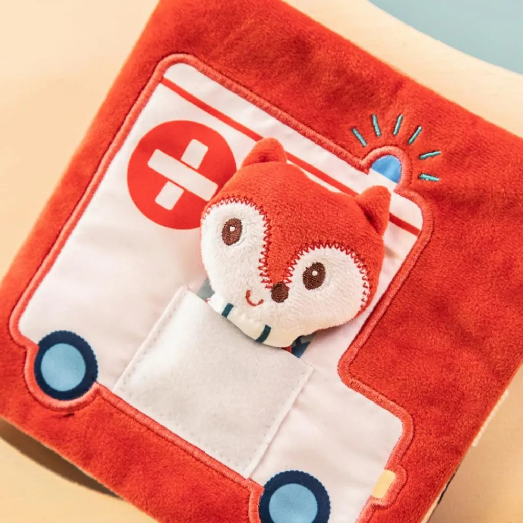 Lilliputiens Livre d'activités en tissu Alice docteur