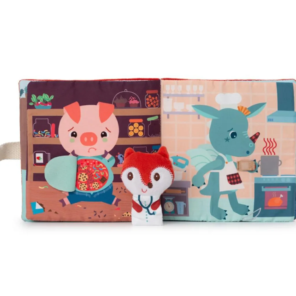 Lilliputiens Livre d'activités en tissu Alice docteur