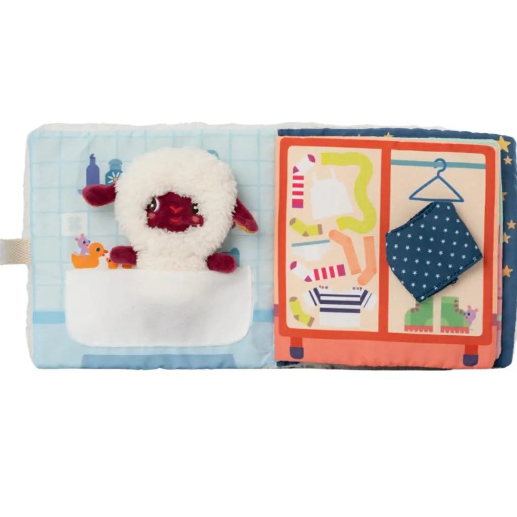 Hot Livre d'activités en tissu Bonne nuit Yvan Livre Bébé En Tissu